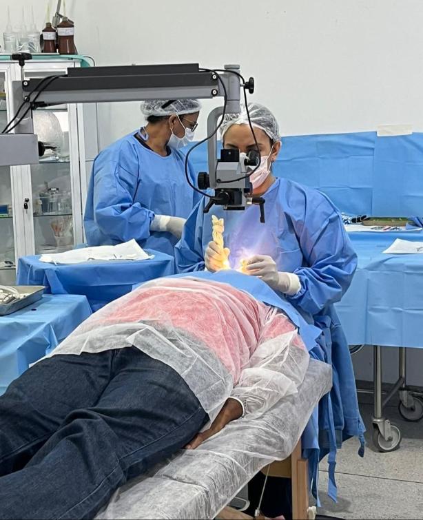 Cirurgia de catarata e pterígio realizada pelo Instituto Gratidão Tocantins