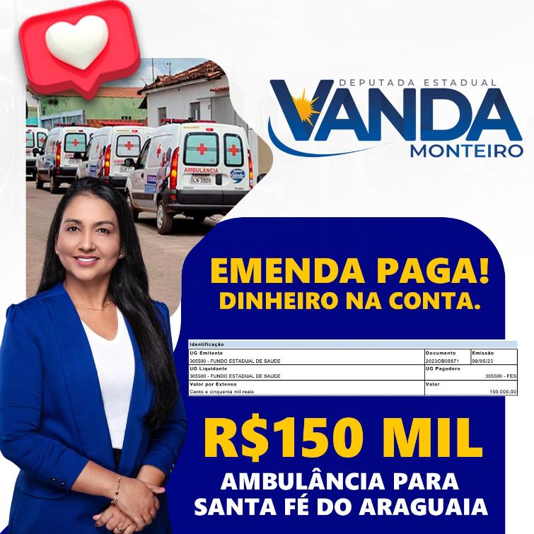 Em breve ambulância será entregue para a comunidade. 